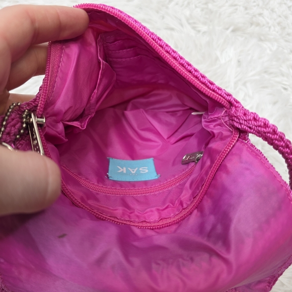 The sak Pink & multi-coloured crochet crossbody bag. - Picture 5 of 6